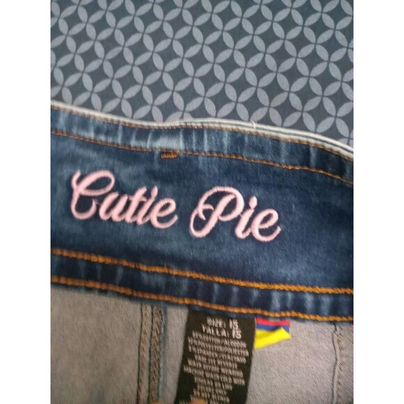 WAIST 31 INCHES SIZE 15 SKINNY JEANS STRETCH DENIM PUSH UP 15-4 CUTIE 1409 SZ15 - Picture 11 of 11